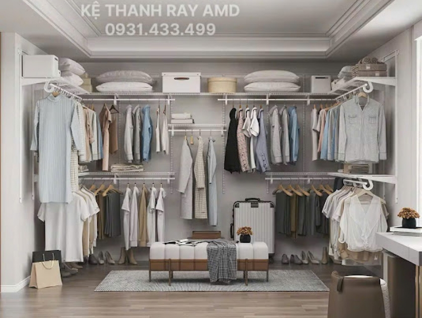 Bộ kệ quần áo AMD – Nhỏ thôi, nhưng đủ để không gian và tâm trí bạn “t