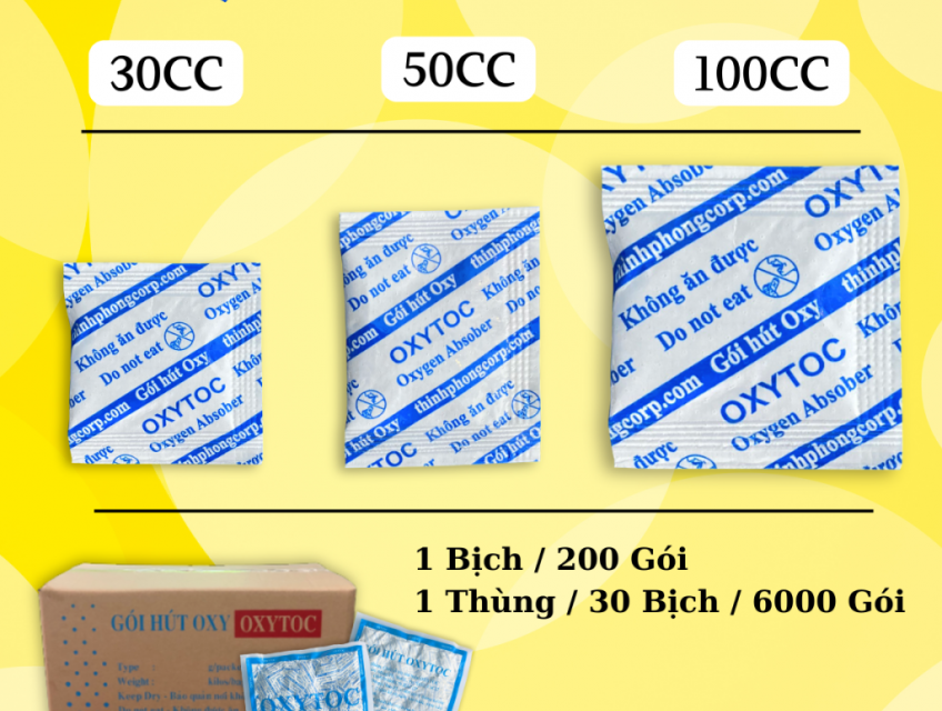 Gói hút Oxygen chống mốc cho Bánh Trung Thu hiệu quả
