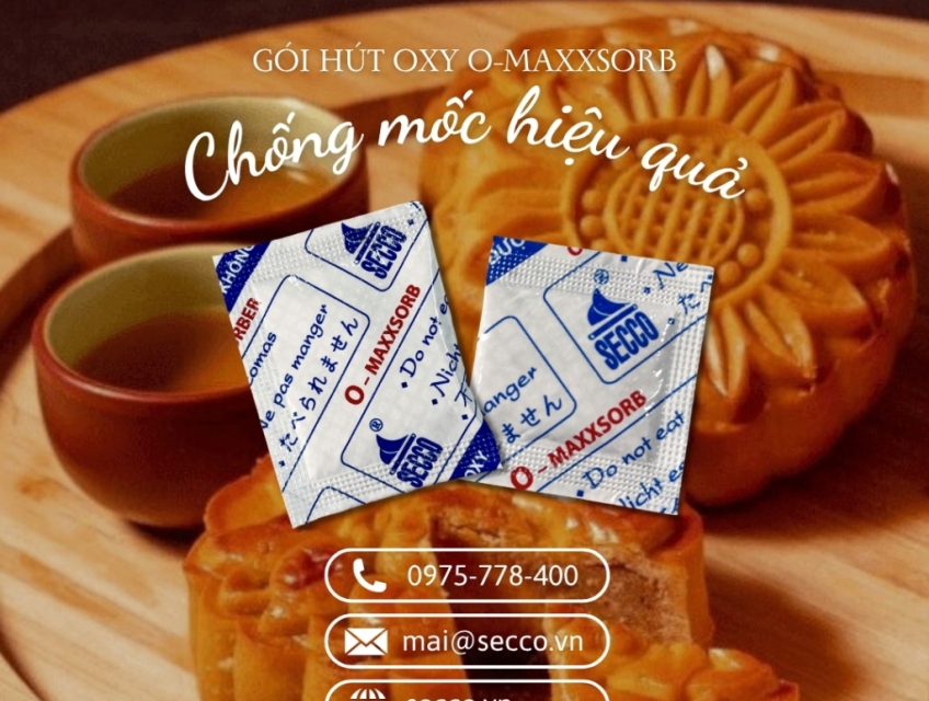 Gói hút Oxy cho Bánh Trung Thu