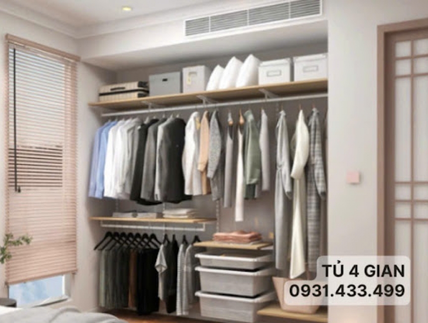 Công việc đã đủ bận, đừng để góc thay đồ làm bạn mệt thêm mỗi sáng.