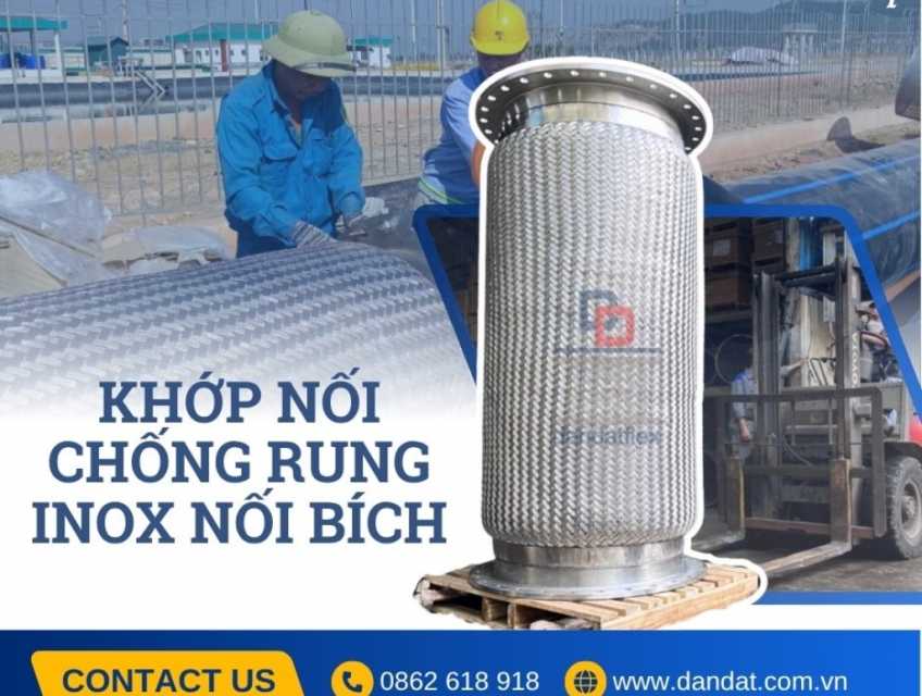 Khớp Nối Mềm Công Nghiệp, Khớp Nối Chống Rung Cho Ống Gió, Khớp Nối Mềm Giảm Rung