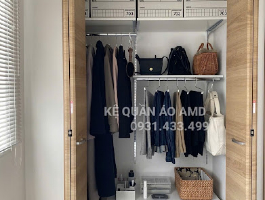 Bận rộn cả ngày, bạn xứng đáng có một góc thay đồ tinh gọn