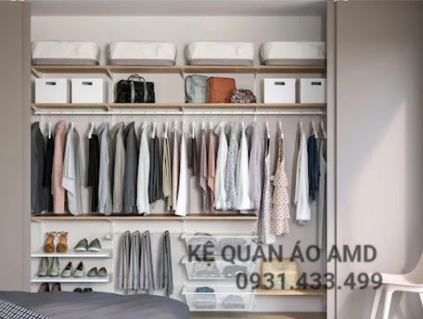 Bộ kệ quần áo AMD – Nơi treo đồ cũng là nơi thể hiện chính mình