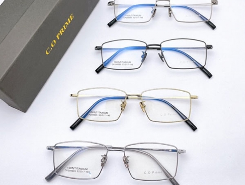 Shop phụ kiện chuyên gọng kính titan coprime chính hãng cực đẹp giá