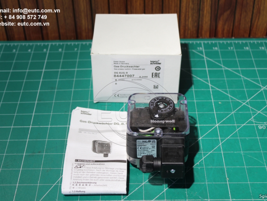Công tắc áp suất khí DG6UG-9 – Kromschroder
