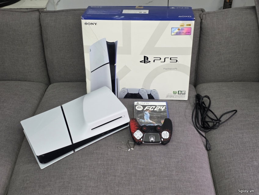 PS5 Slim ổ đĩa + đĩa game FC24