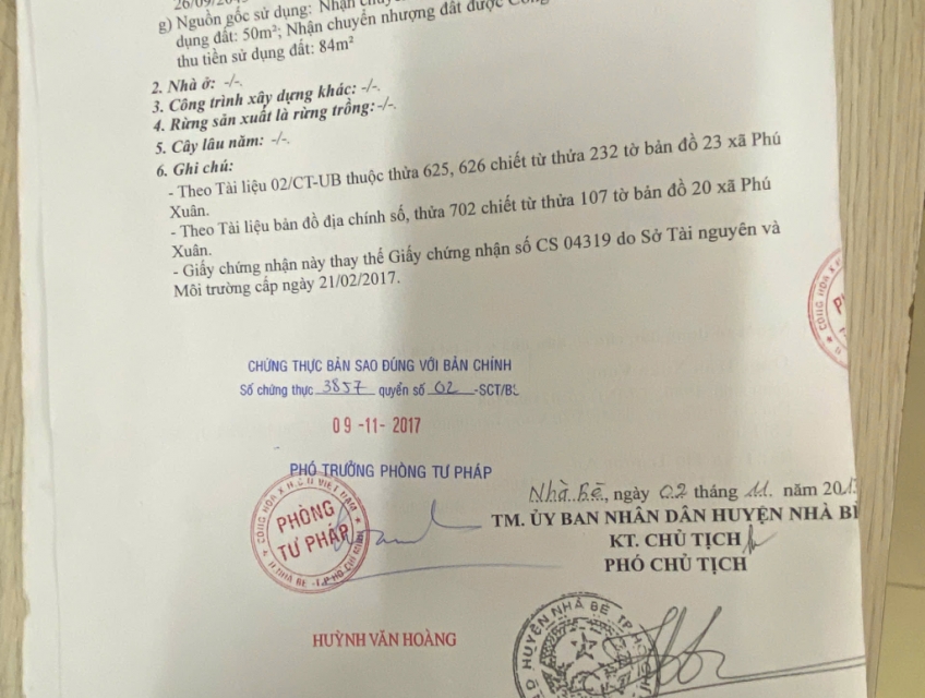 Bán đất 134m2 ( 50m2 là thổ cư )  tặng nhà cấp 4 ngay HTP Nhà Bè
