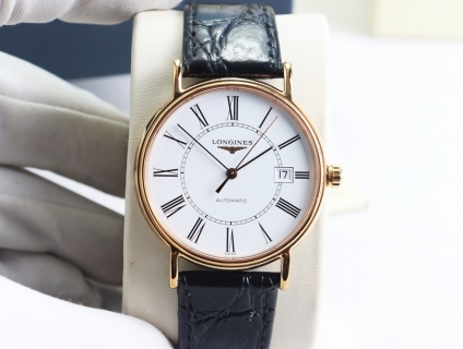Longines Presence L4.921.1.11.2 Automatic Máy L8 Vàng Hồng Size 38.5mm