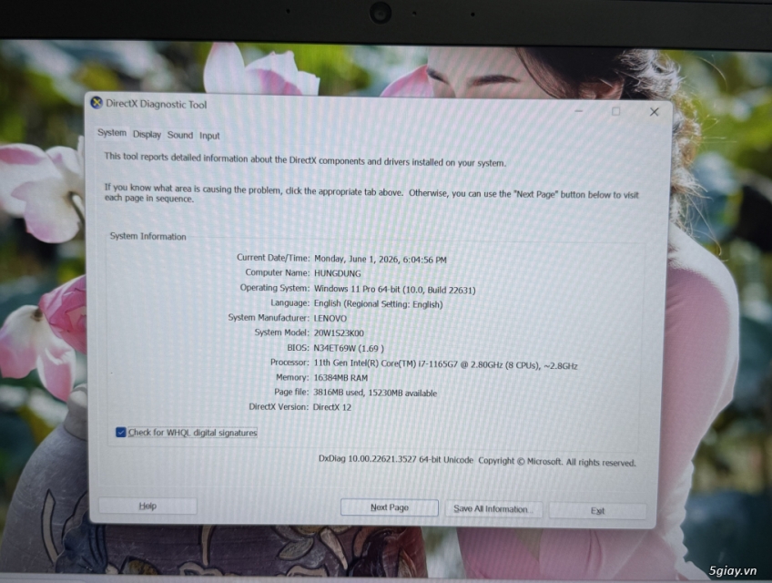 Thinkpad T14 G2 hàng Mỹ , i7 Gen 11 - Cảm ứng mượt .