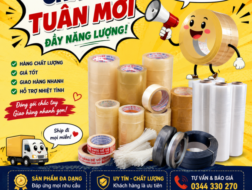 Màng PE Quấn Hàng Sẵn Kho, Hỗ Trợ Shop Online Và Doanh Nghiệp