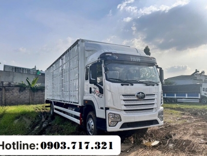 Xe tải FAW JK6 thùng kín Container 9m9 nhập khẩu