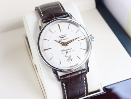 Longines Heritage Flagship L4.795.4.78.2 Automatic Size 38.5mm New 99%