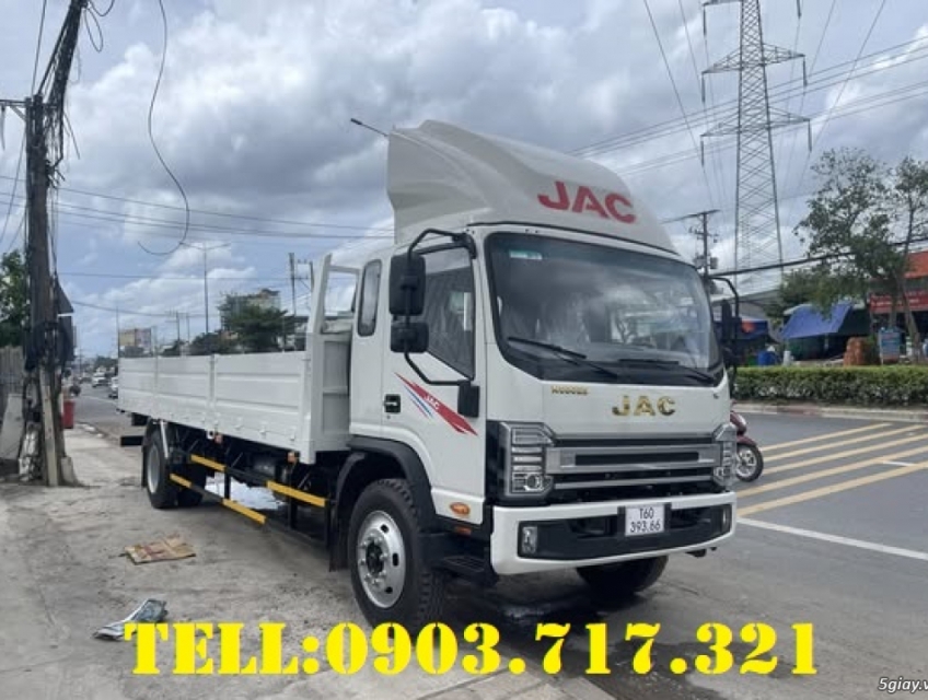 Xe tải JAC N900E5 thùng lửng 2026 giao ngay