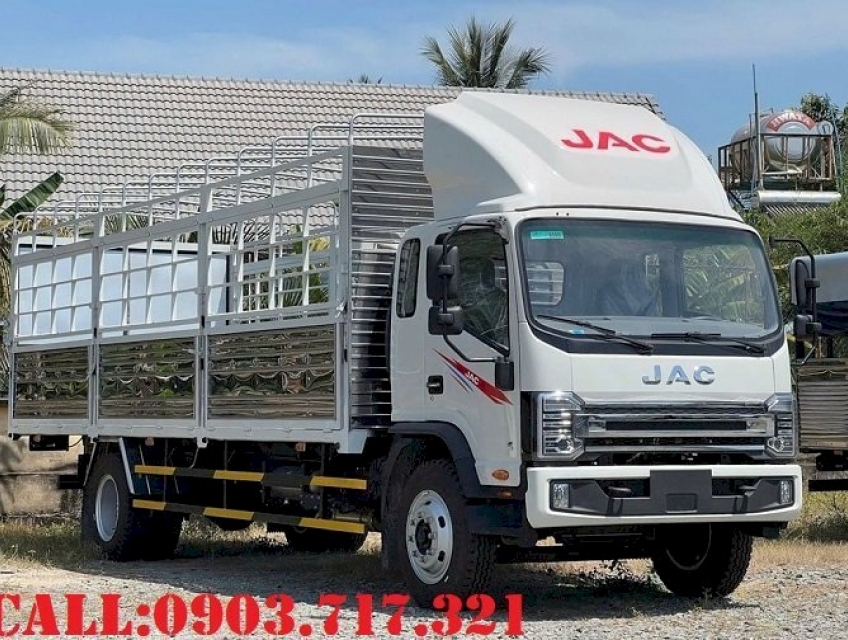 Giá bán xe tải Jac N900E5 thùng mui bạt inox 7m