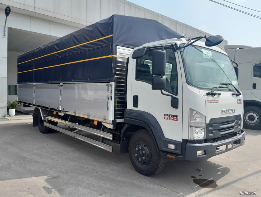 ISUZU FRR650 - THÙNG MUI PHỦ BỬNG NHÔM CAO CẤP