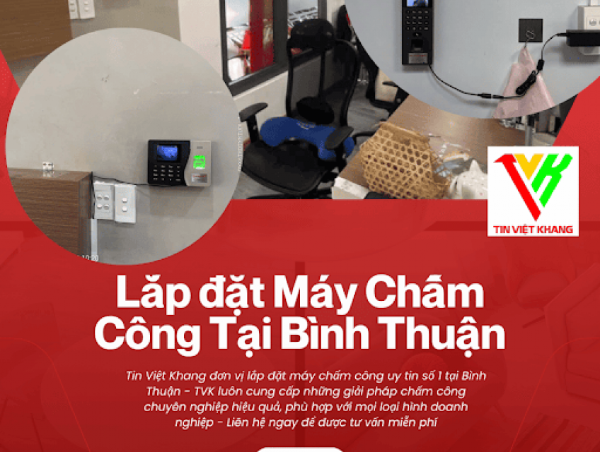 Lắp Máy Chấm Công Bình Thuận – 0918.025.685