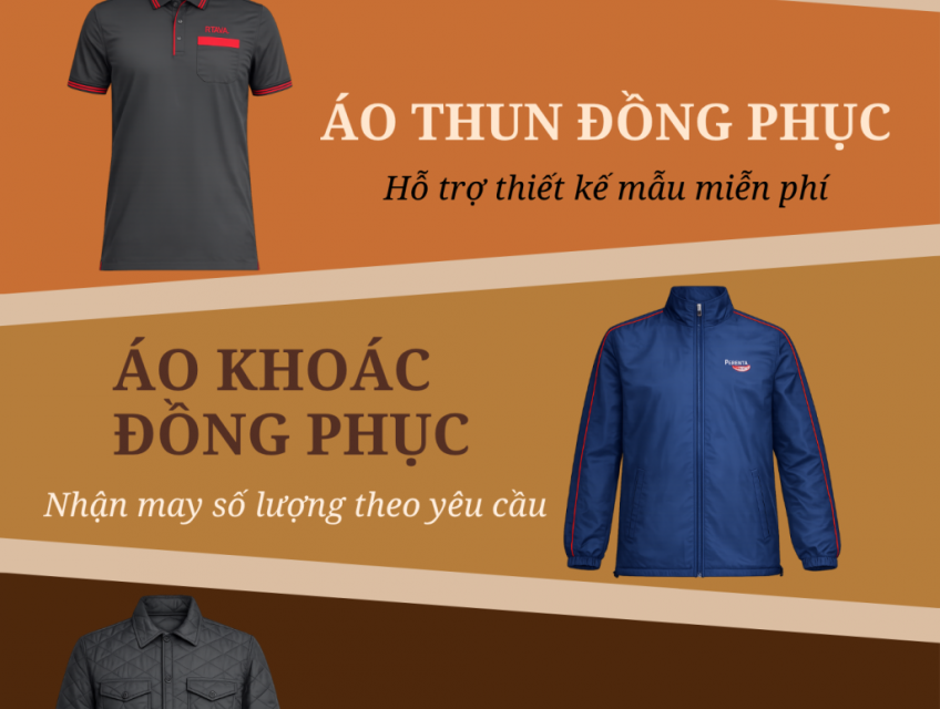 Xưởng may Khang Thịnh chuyên làm đồng phục quảng cáo, sự kiện,...