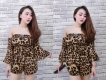 JUMPSUIT TRỄ VAI TAY LOE ( beo nhạt hơn hình )