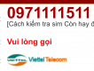 Sim 097.1111.511 chính chủ