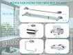 Bộ phụ kiện phòng tắm 6 món Inox 304 6M3C