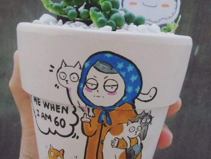 (TOÀN QUỐC) CHẬU SEN ĐÁ, XƯƠNG RỒNG, CÂY MINI - VẼ THEO YÊU CẦU