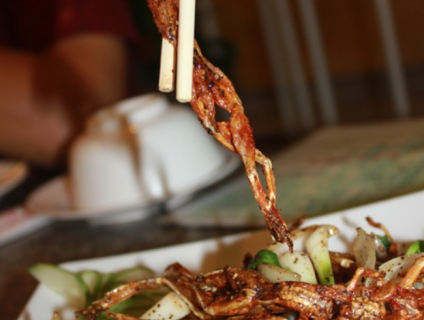 Khô nhái đồng đặc sản an giang