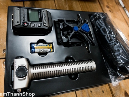 HCM-TQ - bán máy ghi âm Zoom F1 SP + micro shotgun Zoom SGH6 new 100%