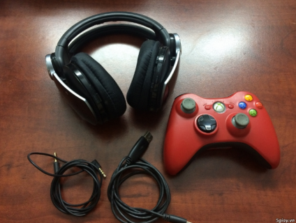 Headset sony pulse wireless, tay cầm xbox360 wireless+Receive
