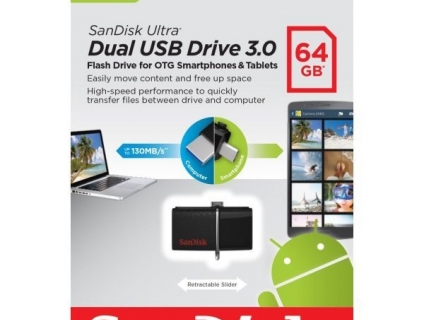 OTG Sandisk Ultra Dual 3.0 - 64GB