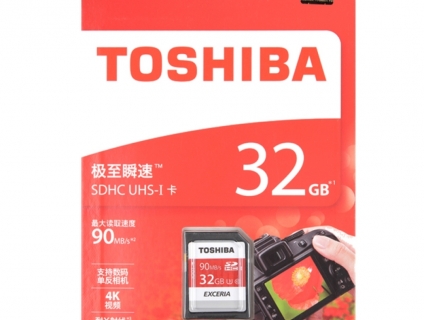 SDHC Toshiba Exeria N302 90MB - 32GB