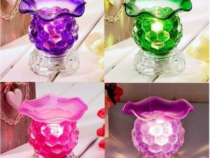 Combo bộ xông tinh dầu 100ml + đèn xông tinh dầu + chai treo xe ô tô