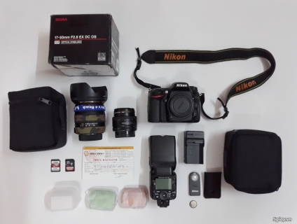 nikon D7200 lens sigma 17-50, flash sb700