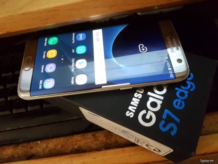 S7 edge silver 2 sim chính hãng Việt Nam, FULLBOX