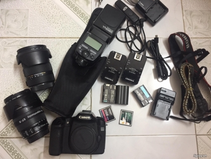 combo Canon 50D kit 18-135, Sigma 17-50