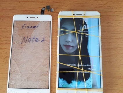 Thay ép kính màn hình xiaomi note 4,4x...lấy liền