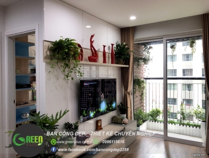 Thiết kế ban công, tiểu cảnh sân vườn