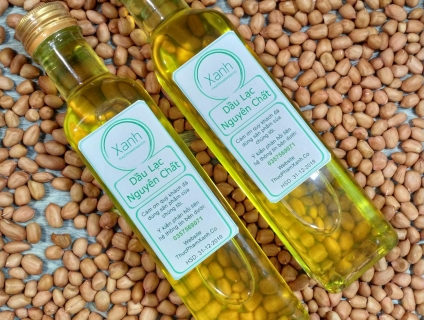 Dầu Lạc Nguyên Chất 100% - Ép Tại Tây Nguyên Trù Phú