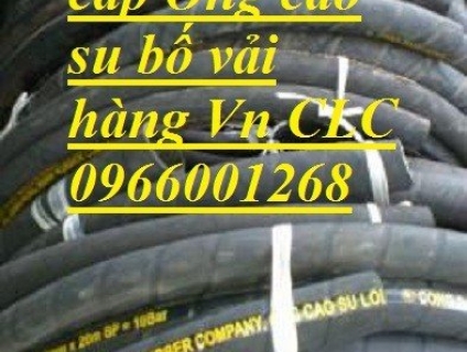 Ống cao su bố vải,ông cao su  lõi thép phi 100,phi 125,phi 150,phi 200