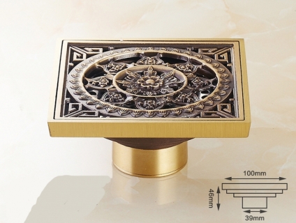 Thoát sàn khử mùi GD400-lọc ô nhiễm bằng đồng cao cấp