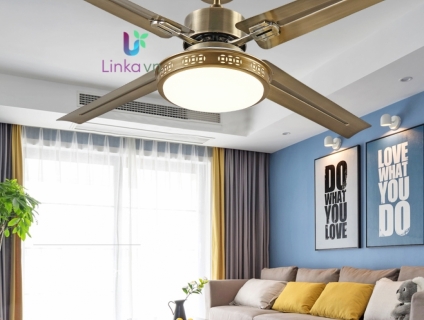 Quạt trần trang trí thông minh QAT001 - Tích hợp đa chức năng