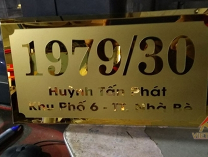 Đơn vị làm bảng số nhà đẹp, giá rẻ, uy tín