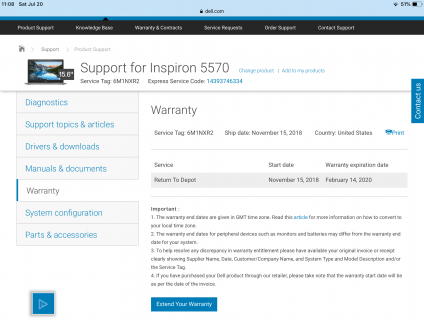 Laptop Dell Model 5570 nguyên seal xách tay Mỹ