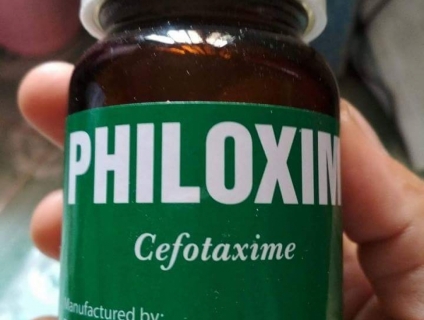 Philoxime (Cefo Đức) chai 100g đặc trị gan tụy do vi khuẩn trên tôm cá