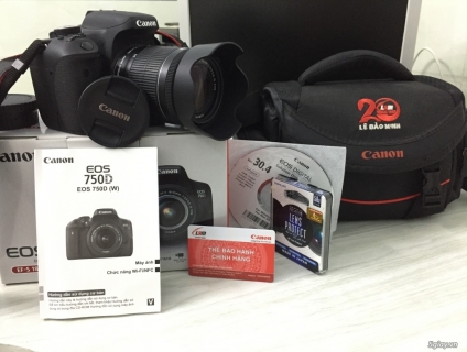 Canon 750d full box, Chính Hãng LBM