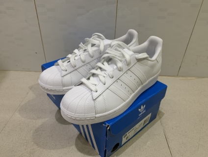 Giày Adidas superstarl all white like new 99,99%