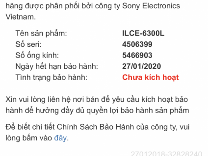 Máy ảnh sony a6300 + kit 16-50