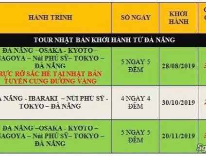 TOUR DU LỊCH NHẬT BẢN NGẮM NÚI PHÚ SỸ THÁNG 10,11