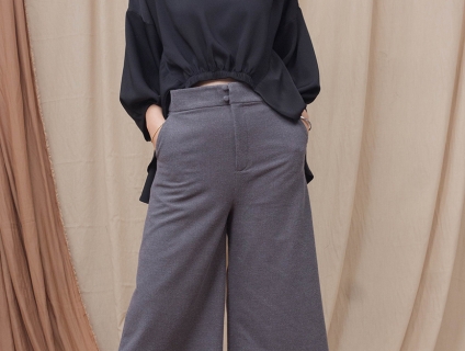 Áo kiểu bèo vạt đắp chéo cho người mập