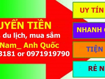Tìm đối tác có nhu cầu:Chuyển tiền sang Anh Quốc...