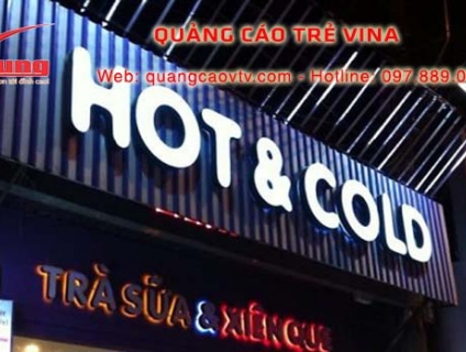 Làm biển quảng cáo đèn led rẻ đẹp tại Hà Nội